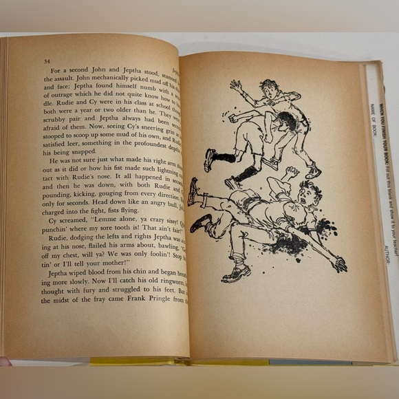 Vintage 1960 Jeptha and the New People - Weekly Reader | HC | 1st Edition VGC - Picture 12 of 16